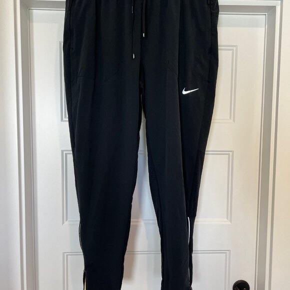Nike Men's Black Phenom Elite Knit Running Pants, XL - Picture 2 of 7